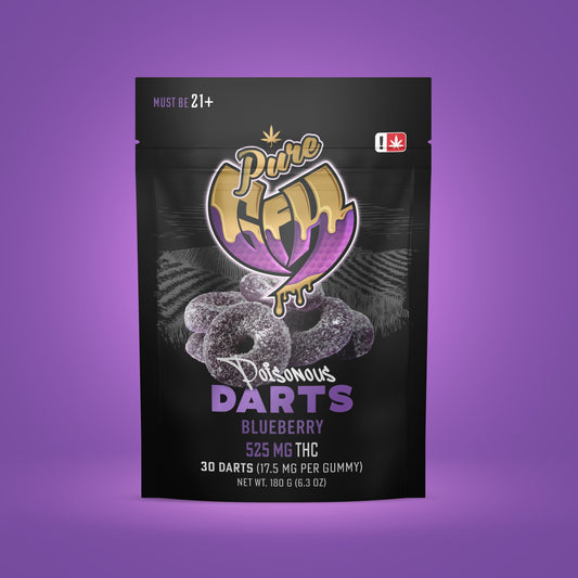 Poisonous Darts Gummies 525mg